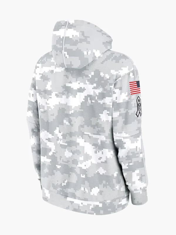 2024 Salute to Service Green Bay Packers Arctic Camo Hoodie