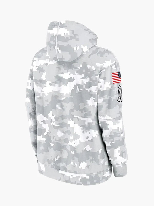 2024 Salute to Service Kansas City Chiefs Arctic Camo Hoodie