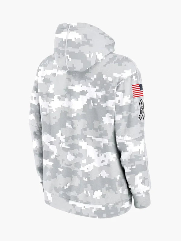 2024 Salute to Service Pittsburgh Steelers Arctic Camo Hoodie