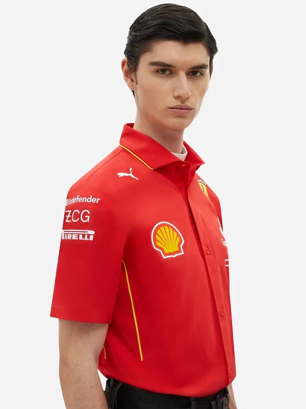 2024 Scuderia Ferrari Team Shirt Replica