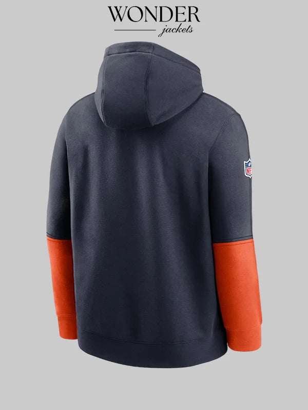 2024 Sideline Club Blue Chicago Bears Hoodie
