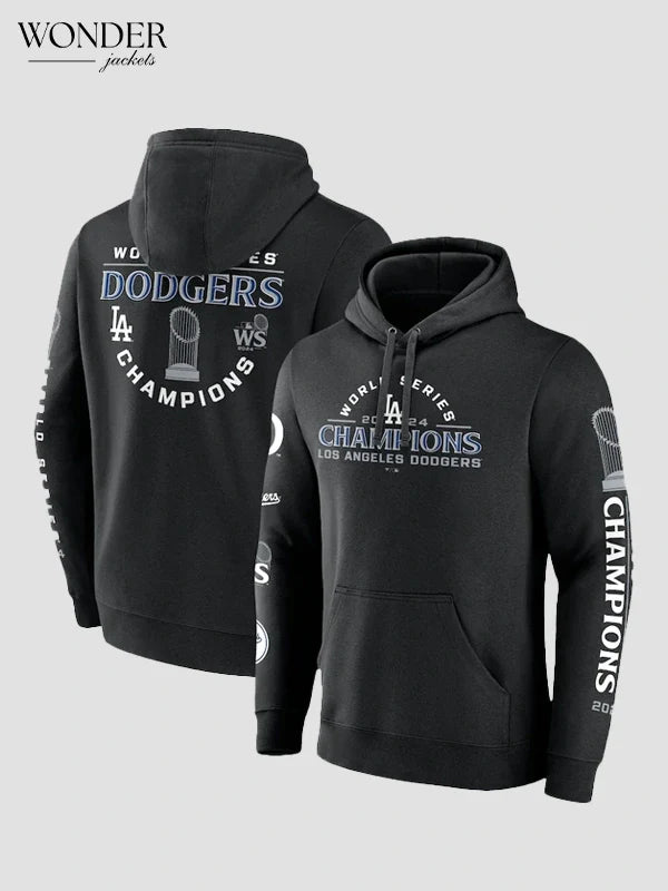 2024 World Series Champions LA Dodgers Hoodie Black