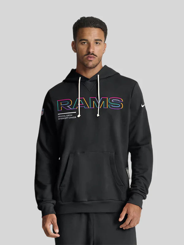 2025 Crucial Catch Los Angeles Rams Hoodie Sweatshirt