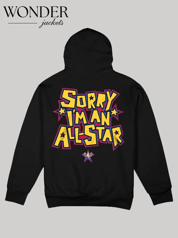 2025 NBA All-Star Seen x Stadium Essentials Black Sorry Im An All-Star Hoodie