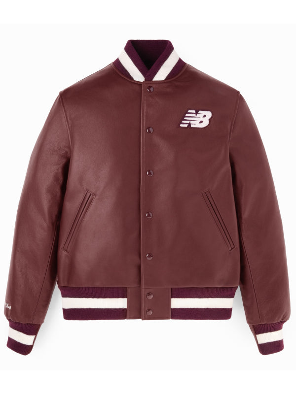 2025 Us Open Coco Gauff New Balance Leather Jacket