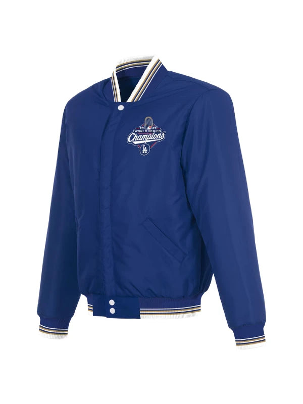 2025 World Series Champions LA Dodgers Reversible Varsity Jacket