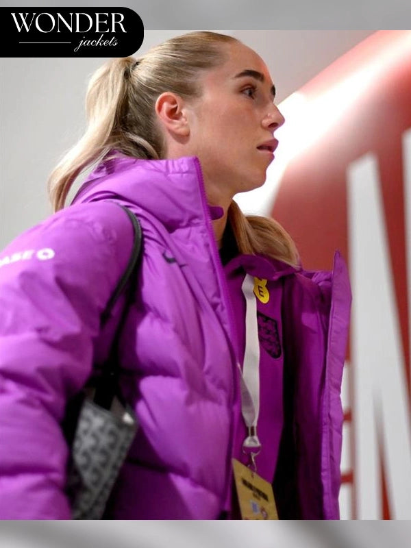 2025 England Women's National Football Lionesses Nike Puffer Jacket