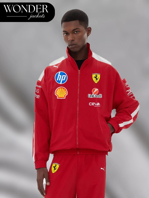 2025 T7 drivers Puma x Ferrari HP jacket