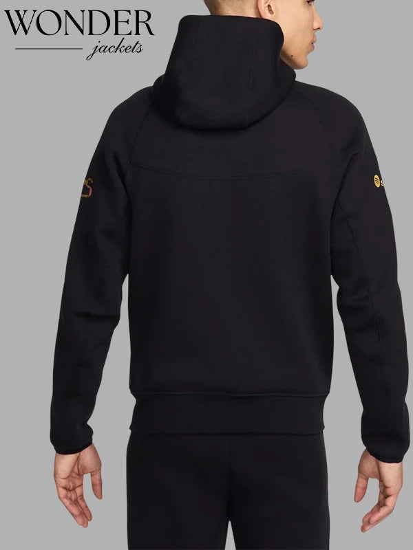 24-25 Black Nike Tech Fleece Fc Barcelona Barça Hoodie