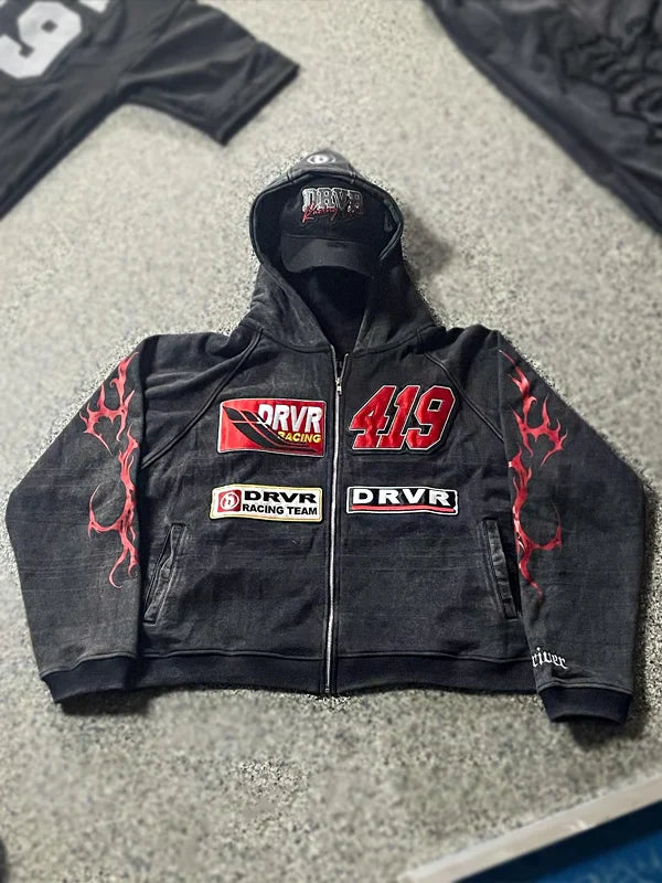 419 Driver Raceway Zip Up Hoodie