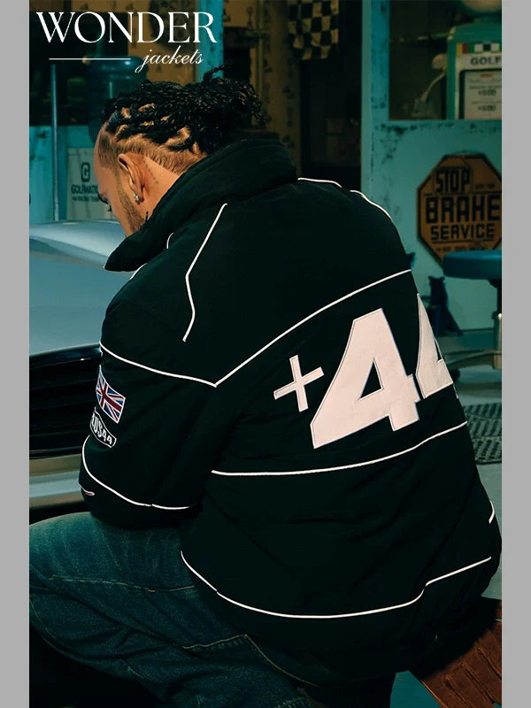 '+44 Lewis Hamilton x Golf Wang Black Jacket 