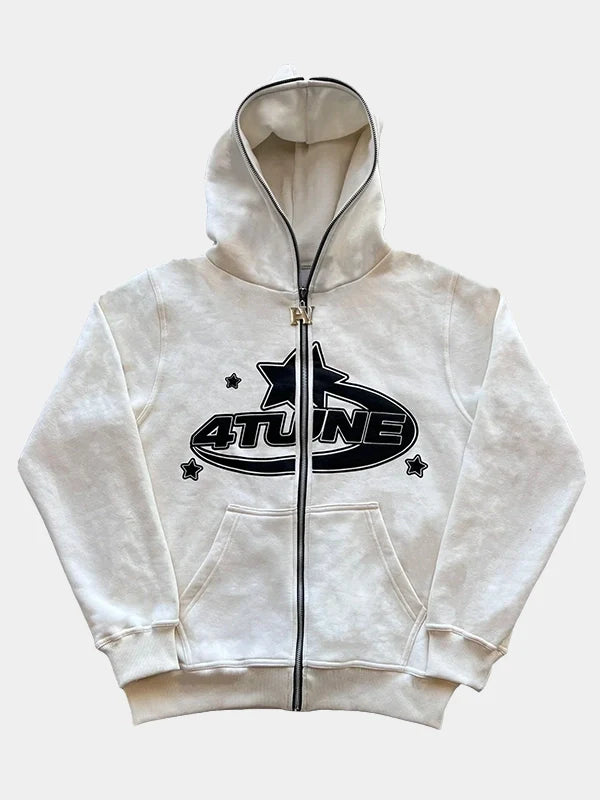 4Tune Cream Hoodie