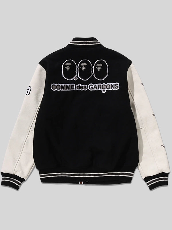 ジャケット・アウター A BATHING APE x COMME Jacket Black BAPE x ジャケット・アウター A BATHING APE x COMME Jacket Black BAPE x