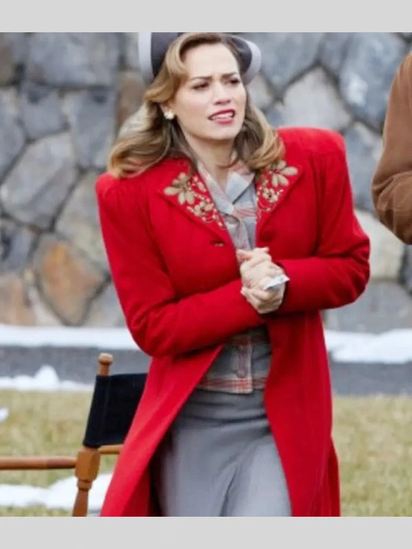 A Biltmore Christmas Bethany Joy Lenz Red Coat
