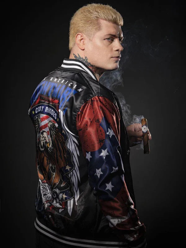 AEW Double or Nothing Cody Rhodes Bomber Jacket