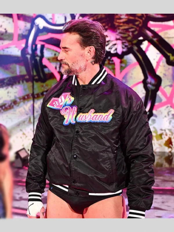 AJ’s Husband Jacket CM Punk Wrestlepalooza 2025