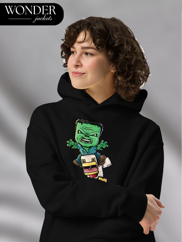 A Minecraft Chicken Jockey Hoodie
