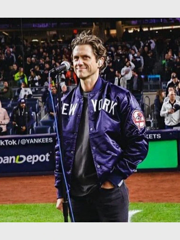 Aaron Tveit Yankees Bomber Jacket