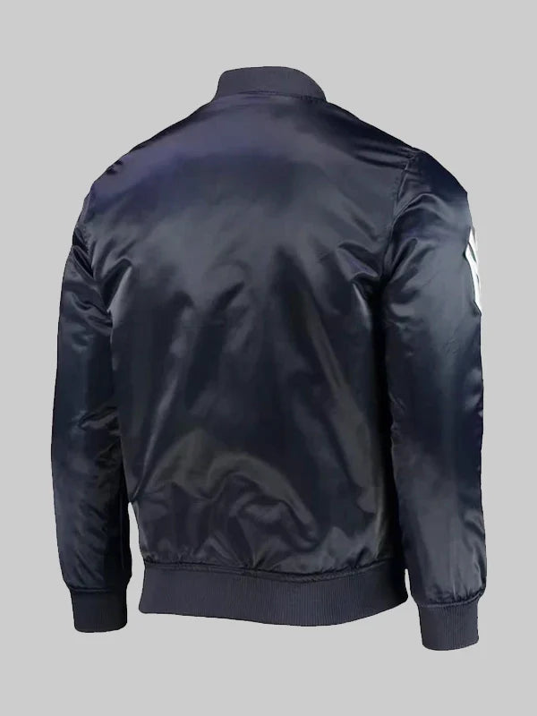 Aaron Tveit Yankees Satin Varsity Jacket