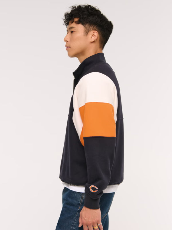 Abercrombie Bears Half-Zip Sweatshirt