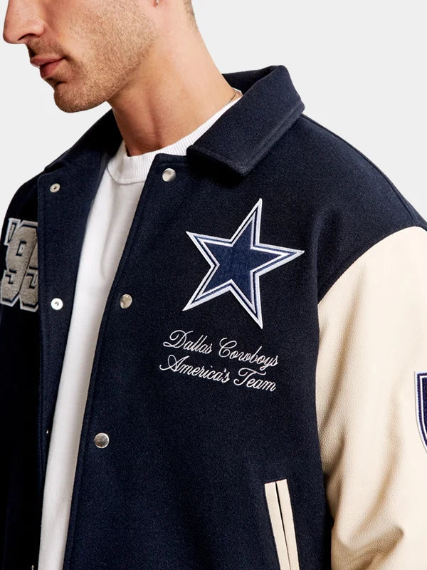 Abercrombie Dallas Cowboys Jacket Blue