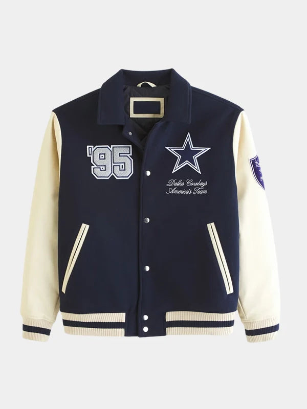 Abercrombie Dallas Cowboys Varsity Bomber Jacket