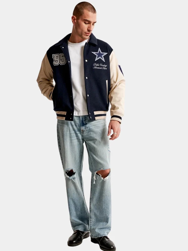 Abercrombie Dallas Cowboys Varsity Jacket