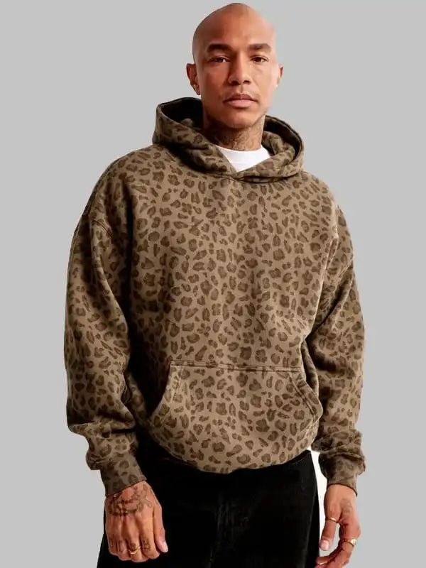 Abercrombie Leopard Print Hoodie