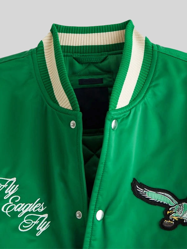 Abercrombie Philadelphia Eagles Jacket Green