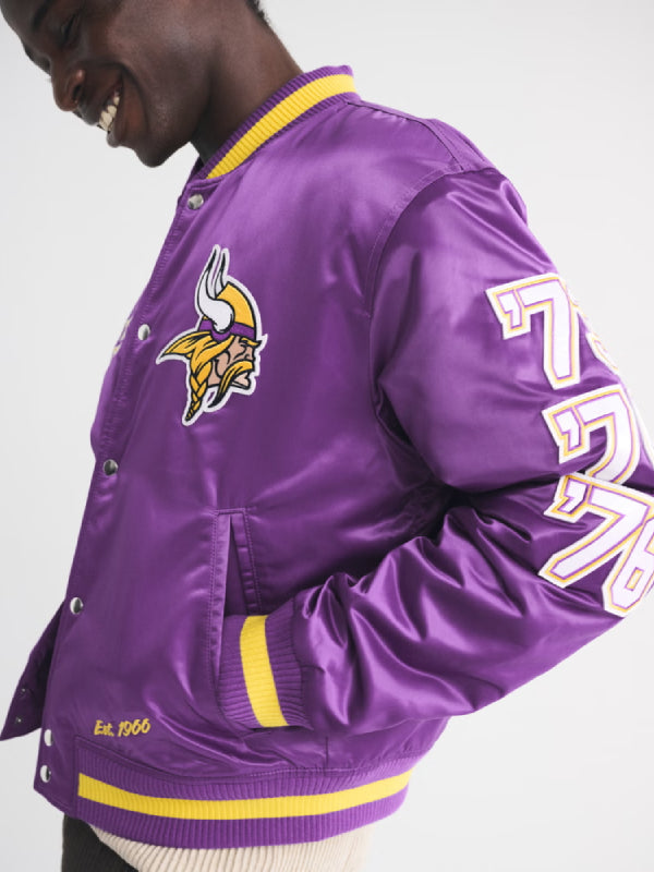 Abercrombie Vikings Varsity Bomber Jacket