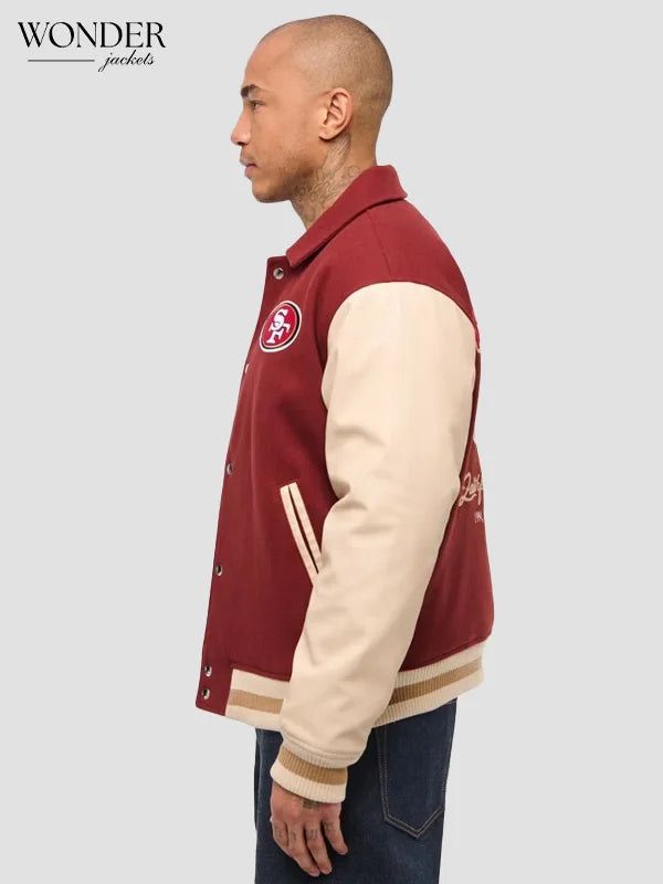 Abercrombie49ers Varsity Bomber Jacket