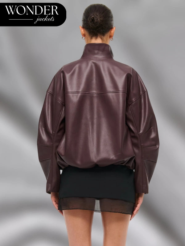 Abercrombie Bubble Hem Bomber Jacket