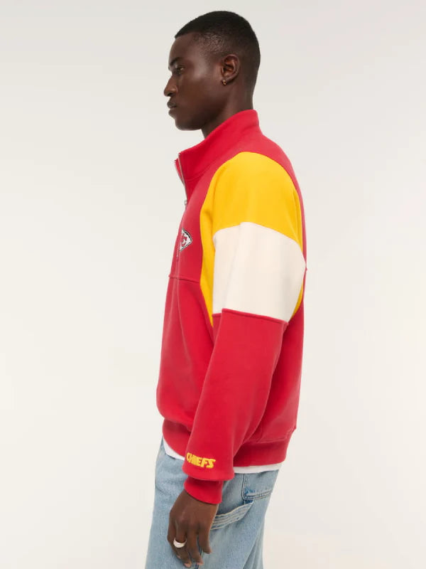 Abercrombie Chiefs Half-Zip Sweatshirt