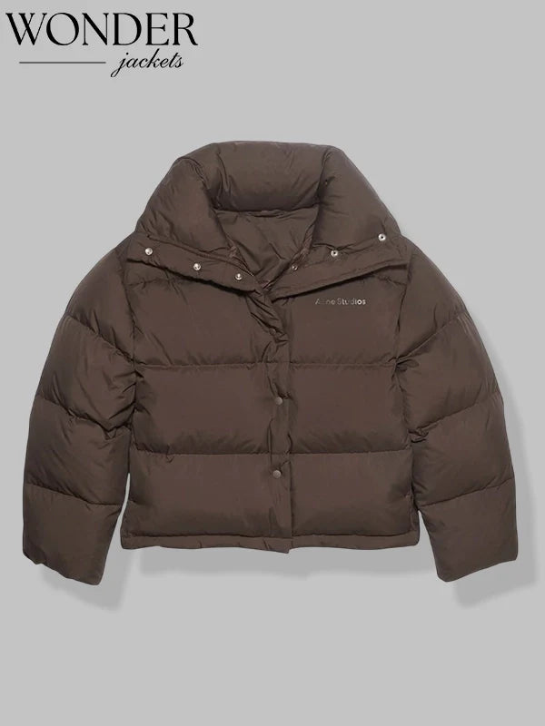 Acne Studios Down Brown Puffer Jacket