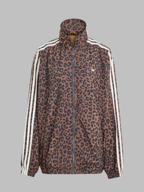Adidas Leopard Firebird Oversized Track Jacket
