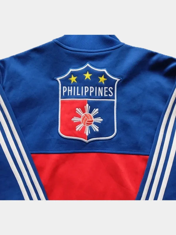 Adidas Philippines Flag Red and Blue Track Jacket