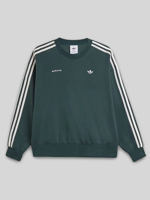 Adidas x Sporty Rich Green Sweatshirt