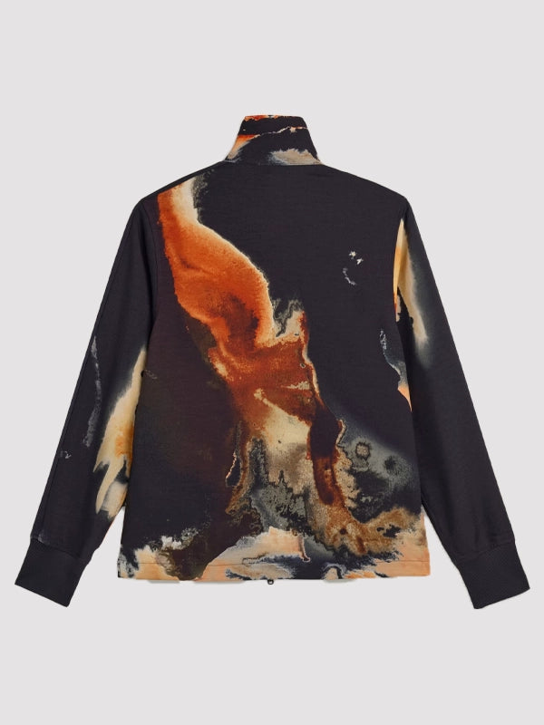 Adidas x Y 3 AOP 3 Stripes Track Top Zip up Jacket Black And Multicolor