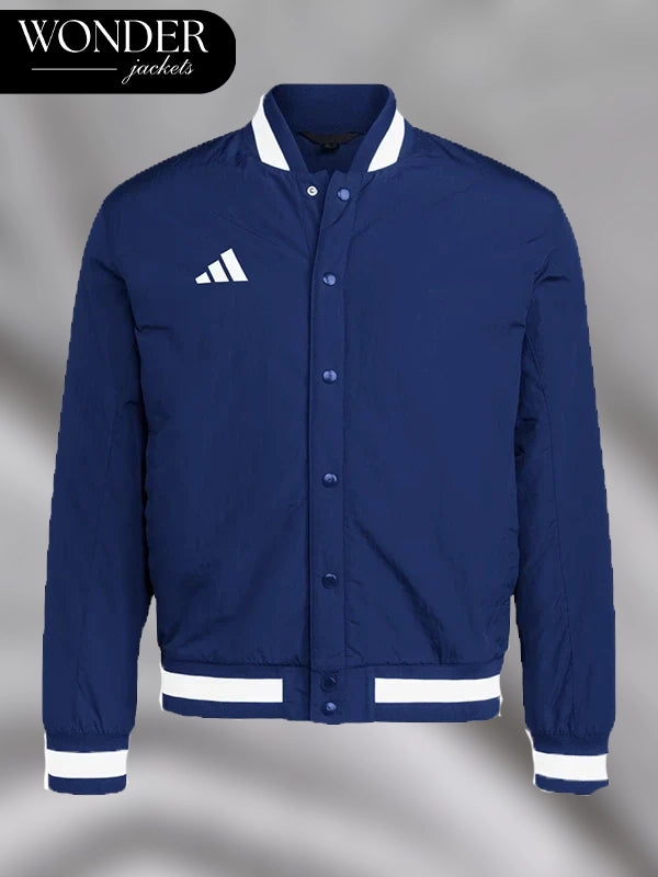 Adidas Dugout Coaches Jacket Blue