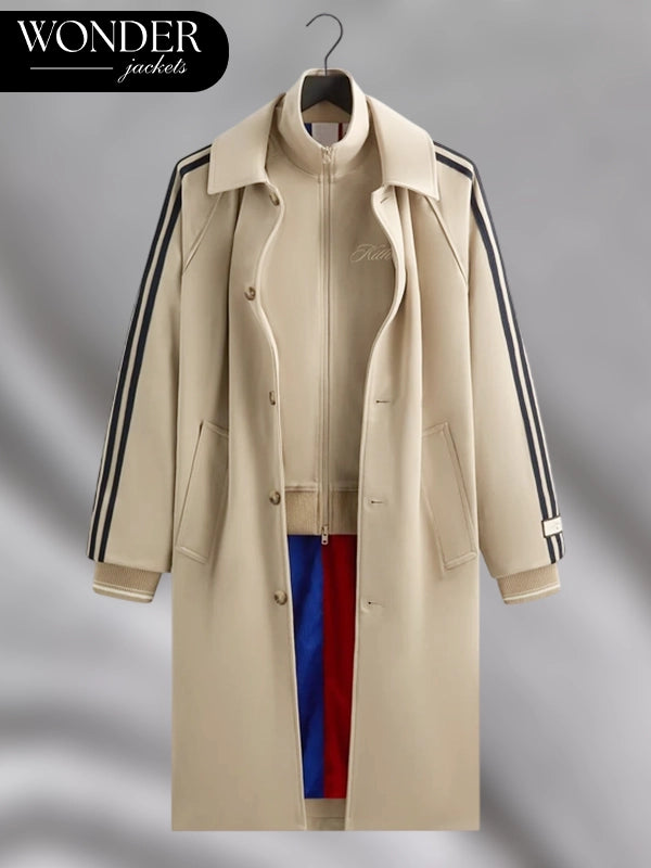 Adidas Kith Trench Coat Beige