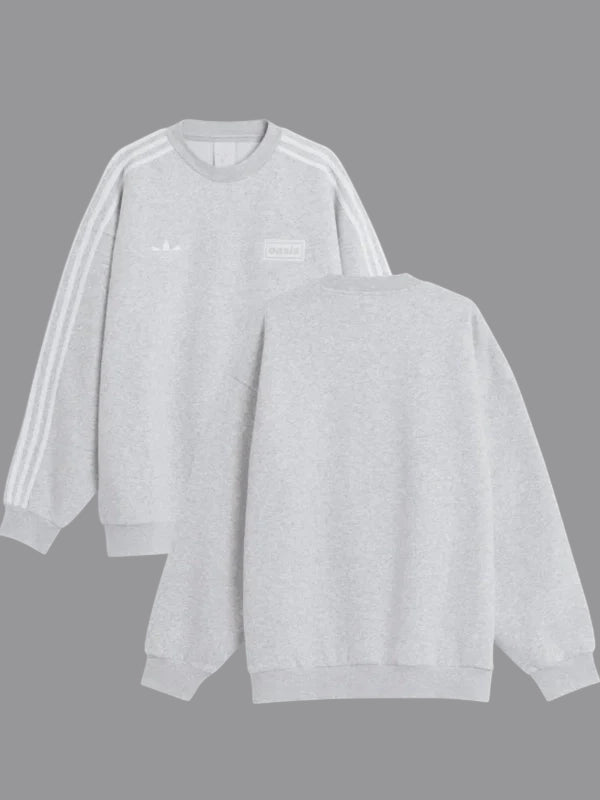 Adidas Originals x Oasis Tour Oversized Crewneck Sweatshirt Grey