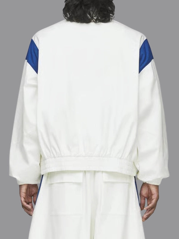 Adidas Originals x Willy Chavarria Poplin Relaxed Zip up Track Jacket