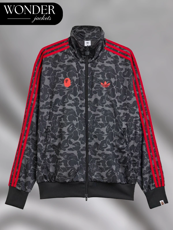 Adidas x BAPE Black Camo Track Jacket