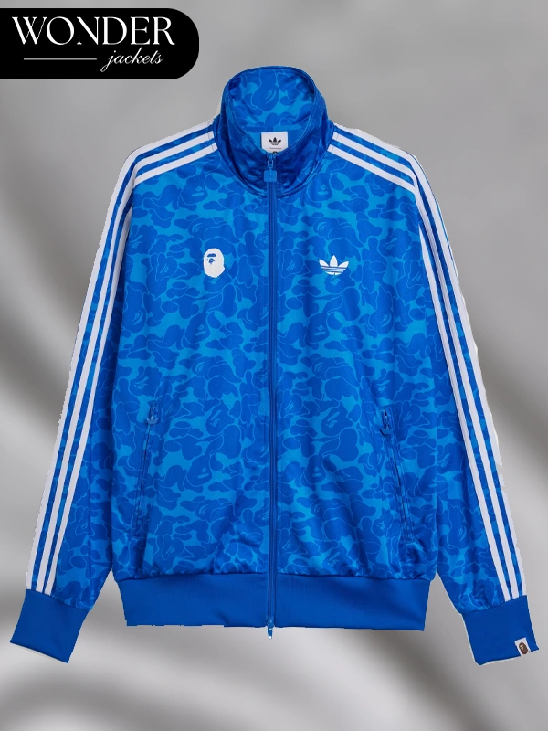 Adidas x BAPE Blue Camo Track Jacket