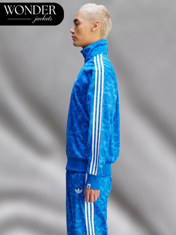 Adidas x Bape Track Jacket Blue
