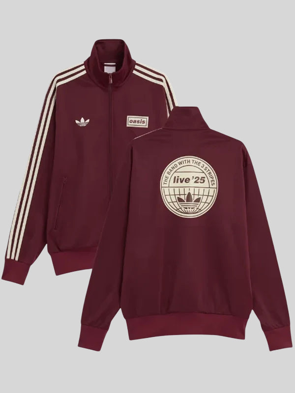 Adidas x Oasis Track Red Jacket