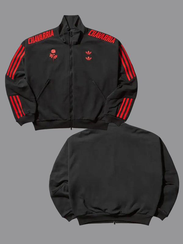 Adidas x Willy Chavarria Knit Black Track Jacket