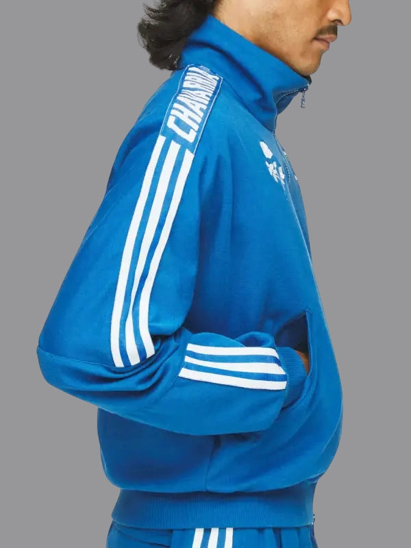 Adidas x Willy Chavarria Knit Track Jacket Blue