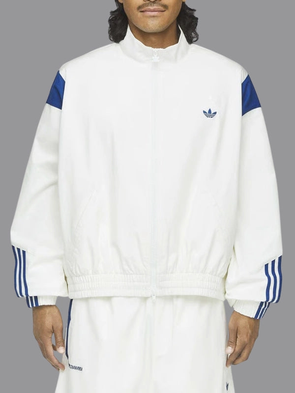 Adidas x Willy Chavarria Poplin Relaxed White Track Jacket