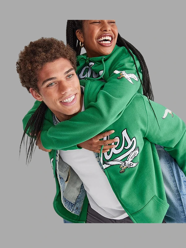 Aeropostale Eagles Script Hoodie